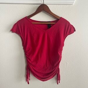 Vintage DKNY Y2K Nylon Tie Top